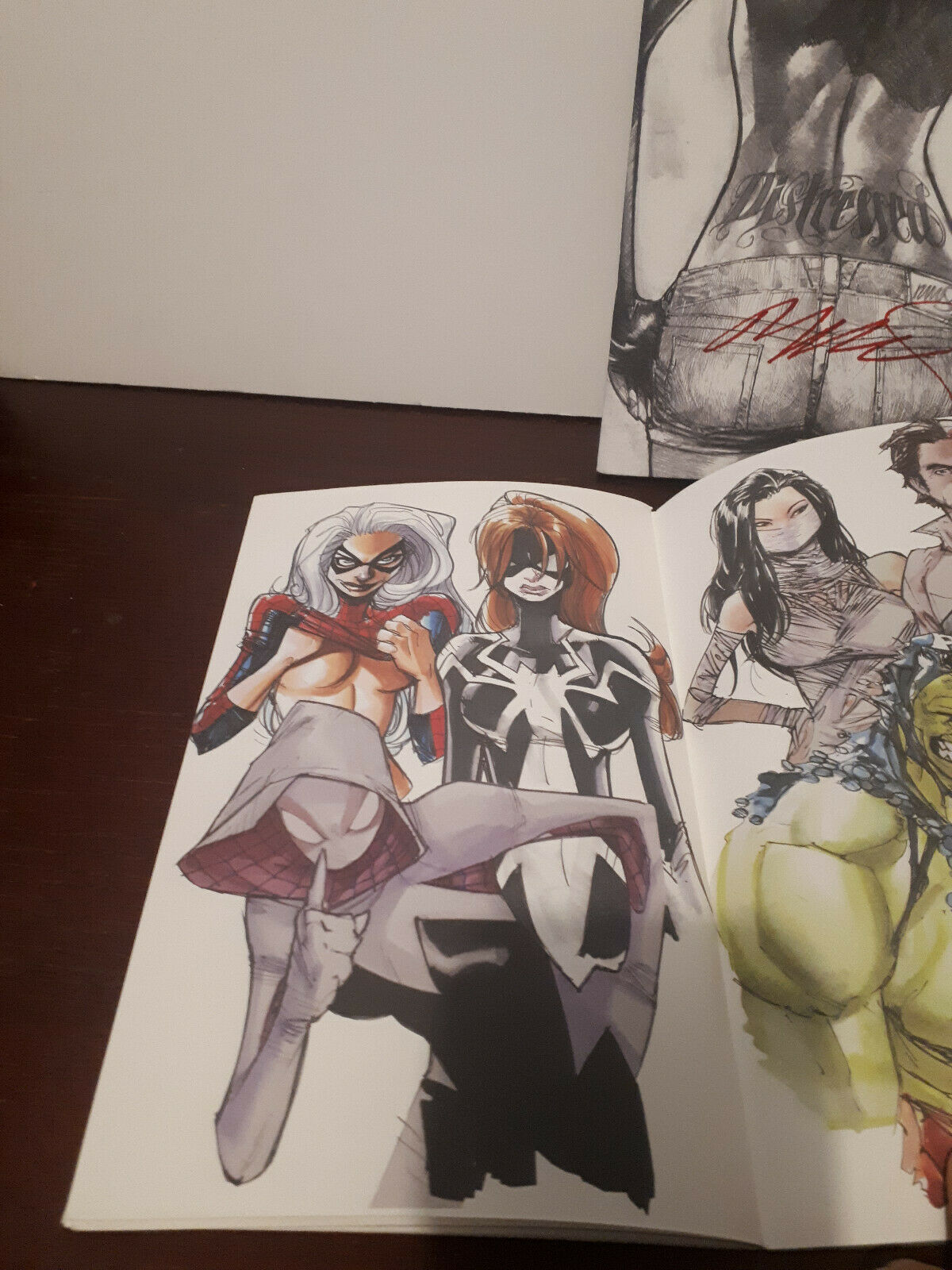 Humberto Ramos Essentials Signed Sketch Art Books  (Set of 2)