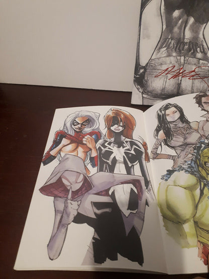 Humberto Ramos Essentials Signed Sketch Art Books  (Set of 2)