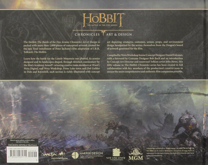 HOBBIT BATTLE OF THE FIVE ARMIES CHRONICLES ART & DESIGN HC