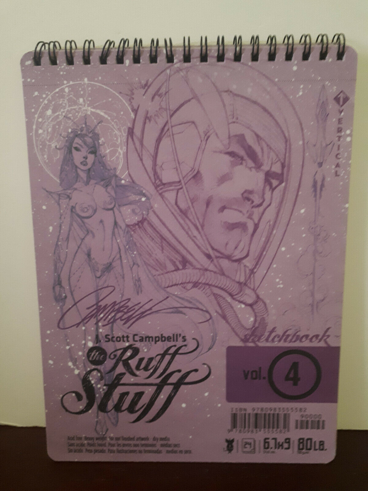 J Scott Campbell Ruff Stuff 4 Sktch Art Book