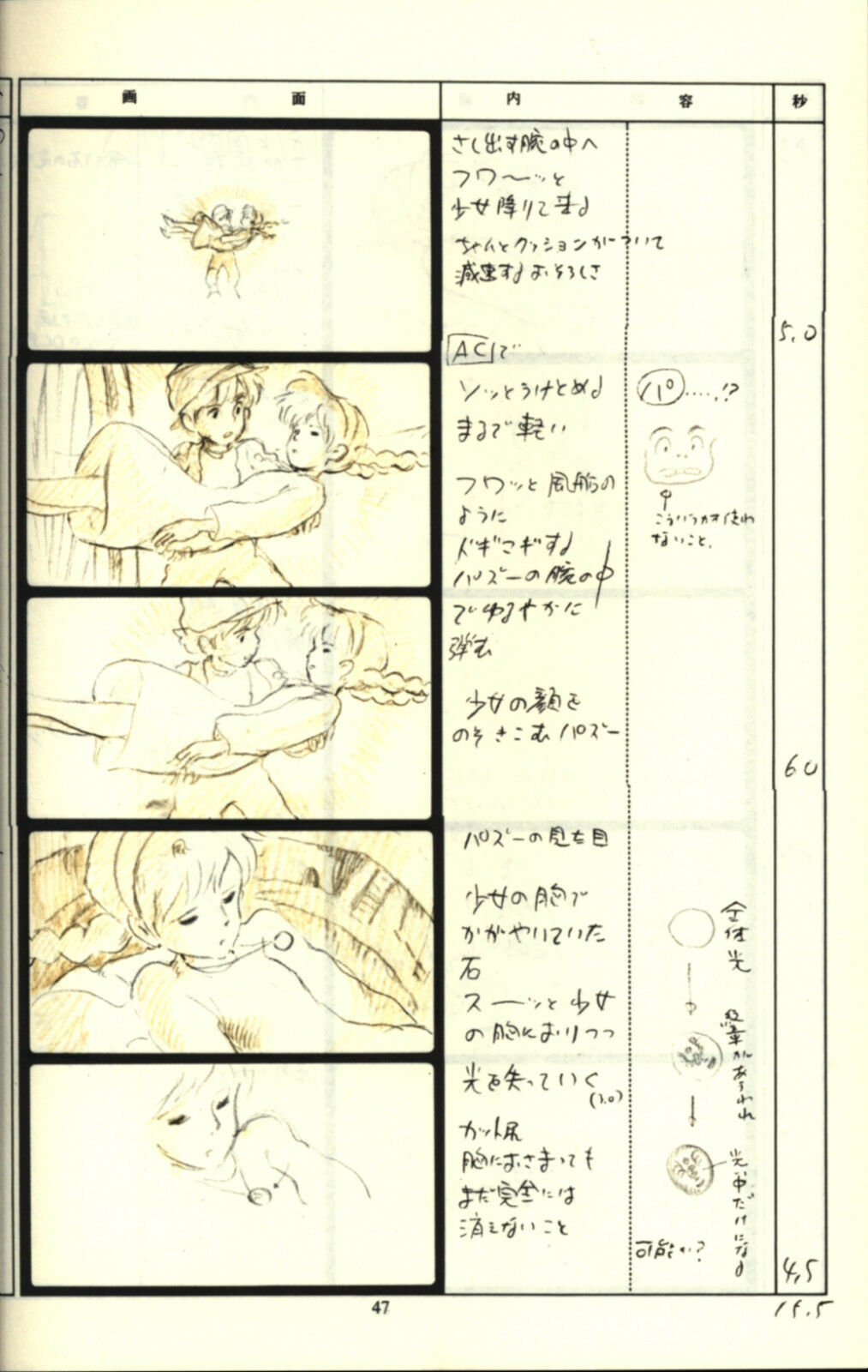 Castle in the Sky: Original Storyboards by Hayao Miyazaki