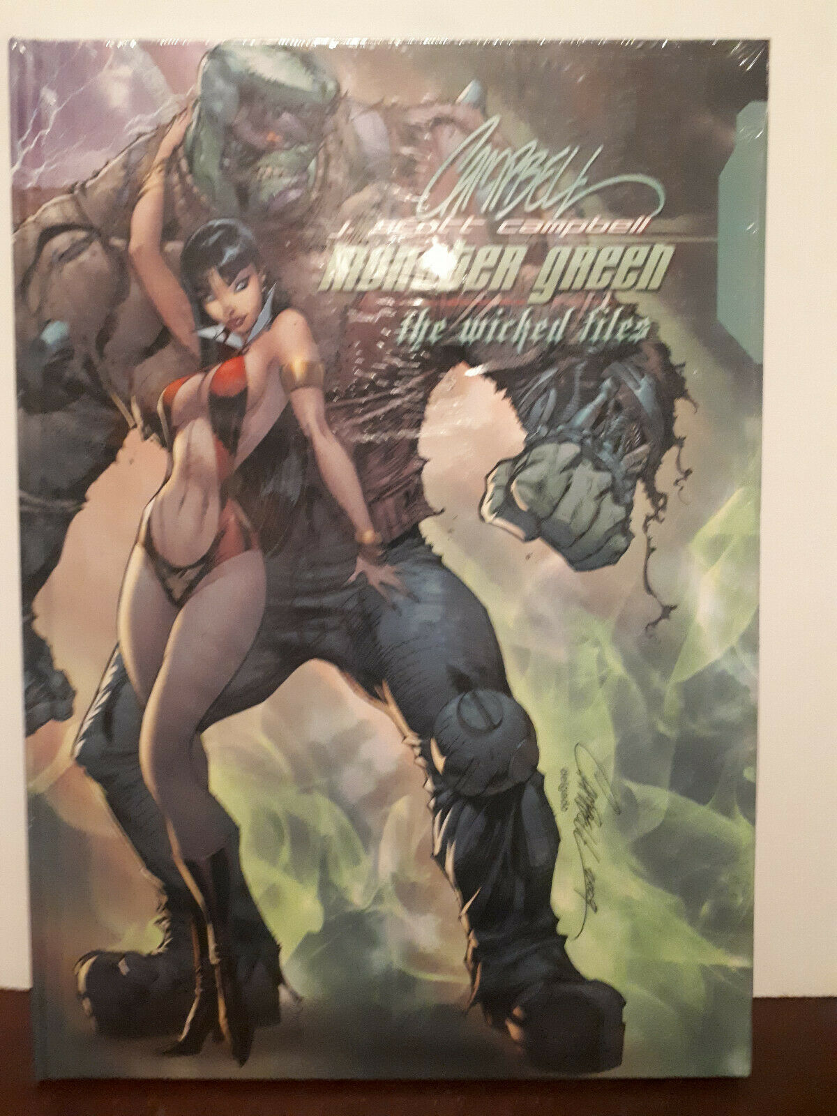 J Scott Campbell Monster Green Sketch Art Book