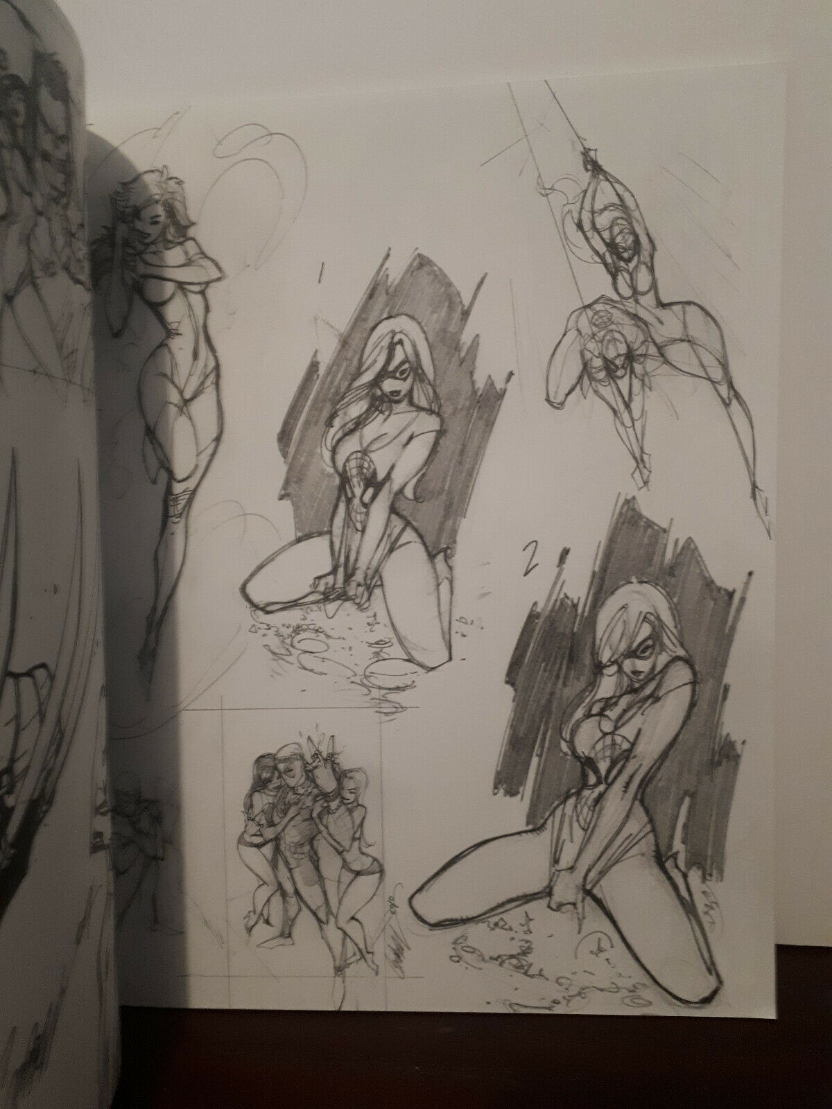 J Scott Campbell More Gray Area Signed Sketchbook Art Book