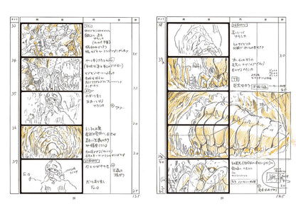 NAUSICAA OF THE VALLEY OF THE WIND ORIGINAL STORYBOARDS BY HAYAO MIYAZAKI