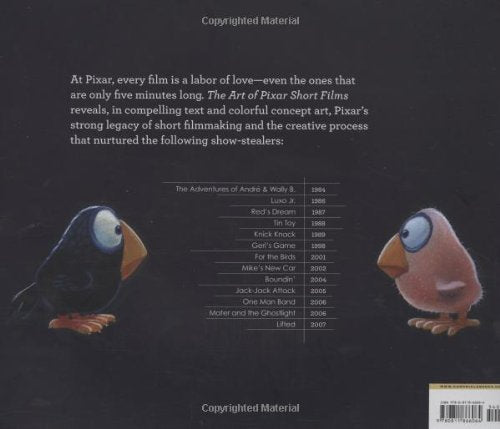 The Art of Pixar Short Films -OUT OF PRINT