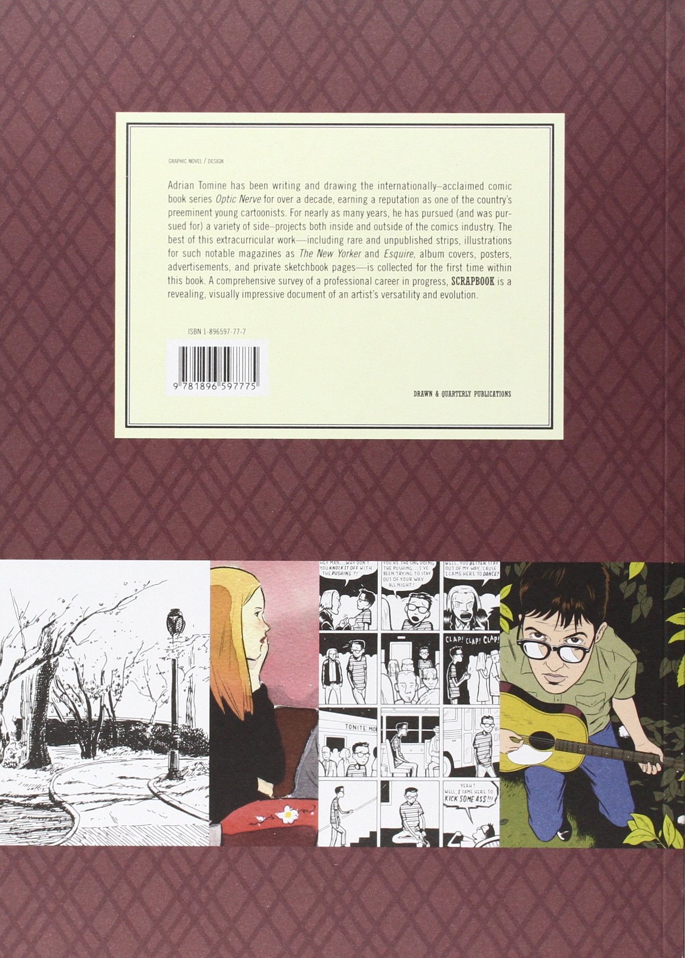 ADRIAN TOMINE SCRAPBOOK UNCOLLECTED WORK 1990-2004