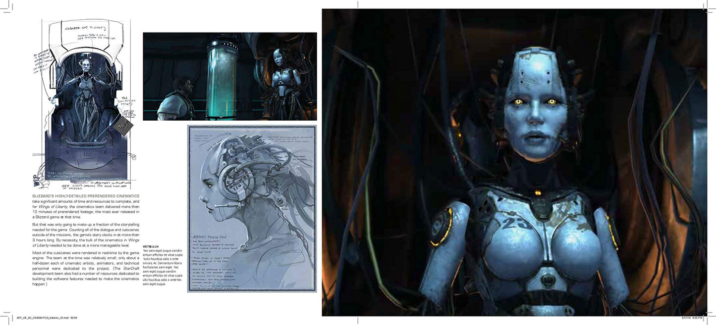 Cinematic Art of StarCraft (Hardcover)